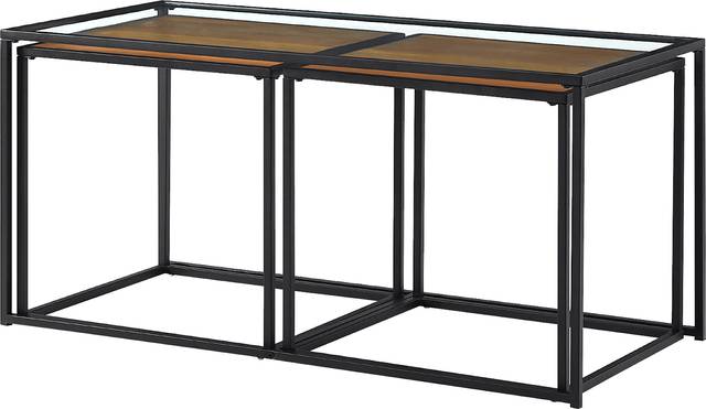 Andelle Brown Nesting Cocktail Table, Set of 3 - Thumbnail - Image 2