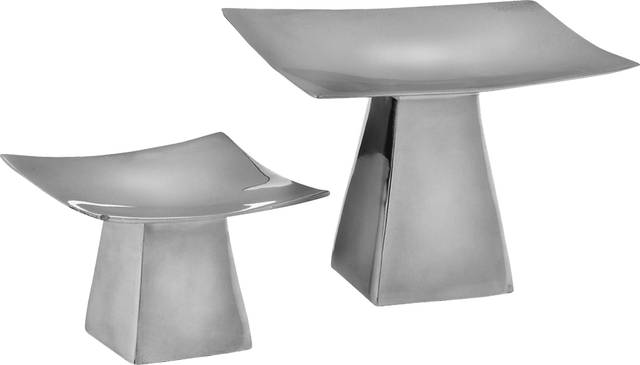 Anden Silver Candleholder Set of 2 - Thumbnail - Image 1