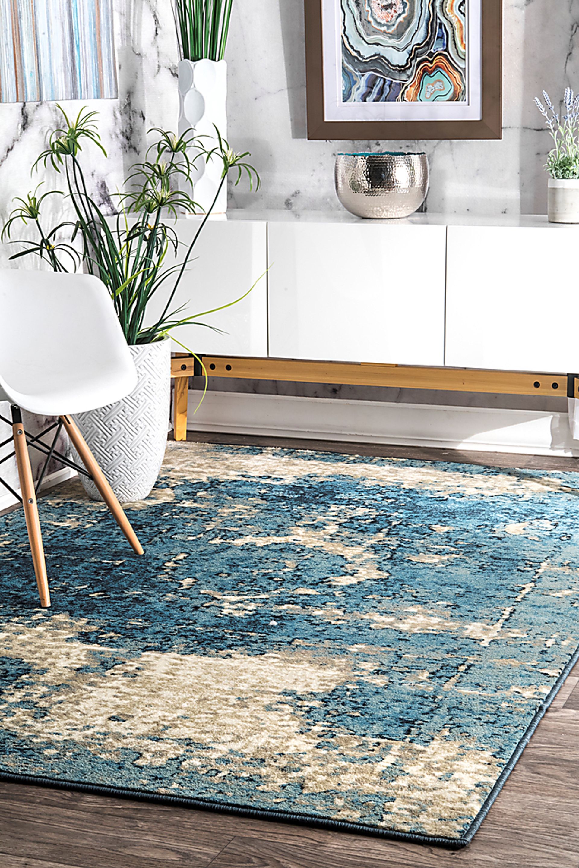 Andena Blue 6' x 9' Rug - Image 2