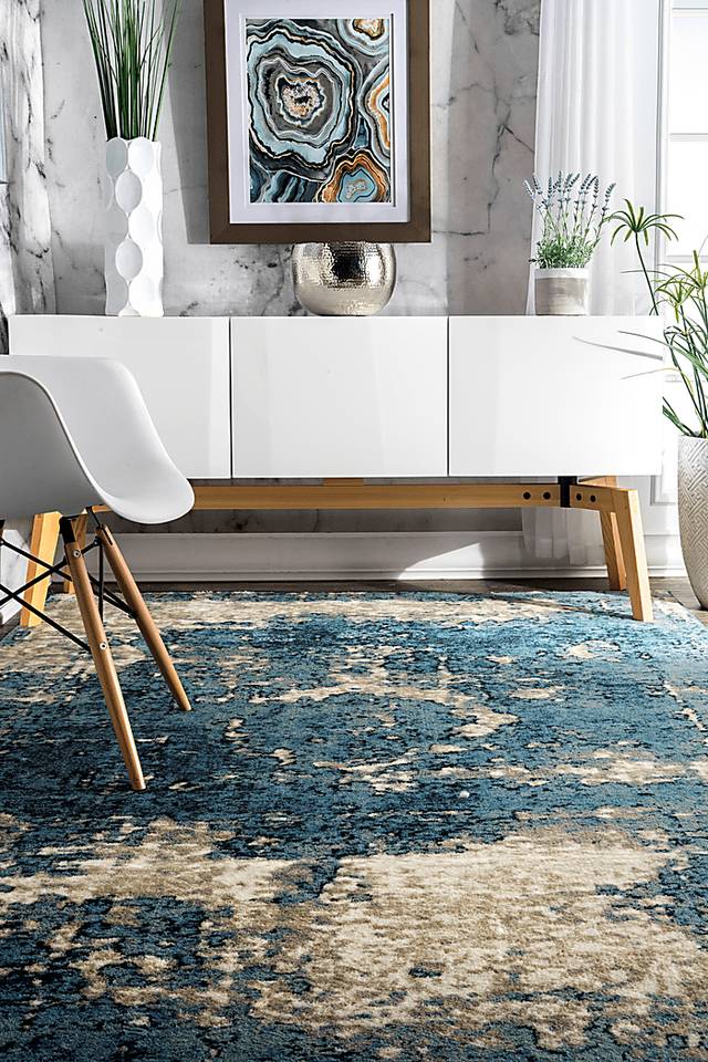 Andena Blue 8' x 11' Rug - Thumbnail - Image 3