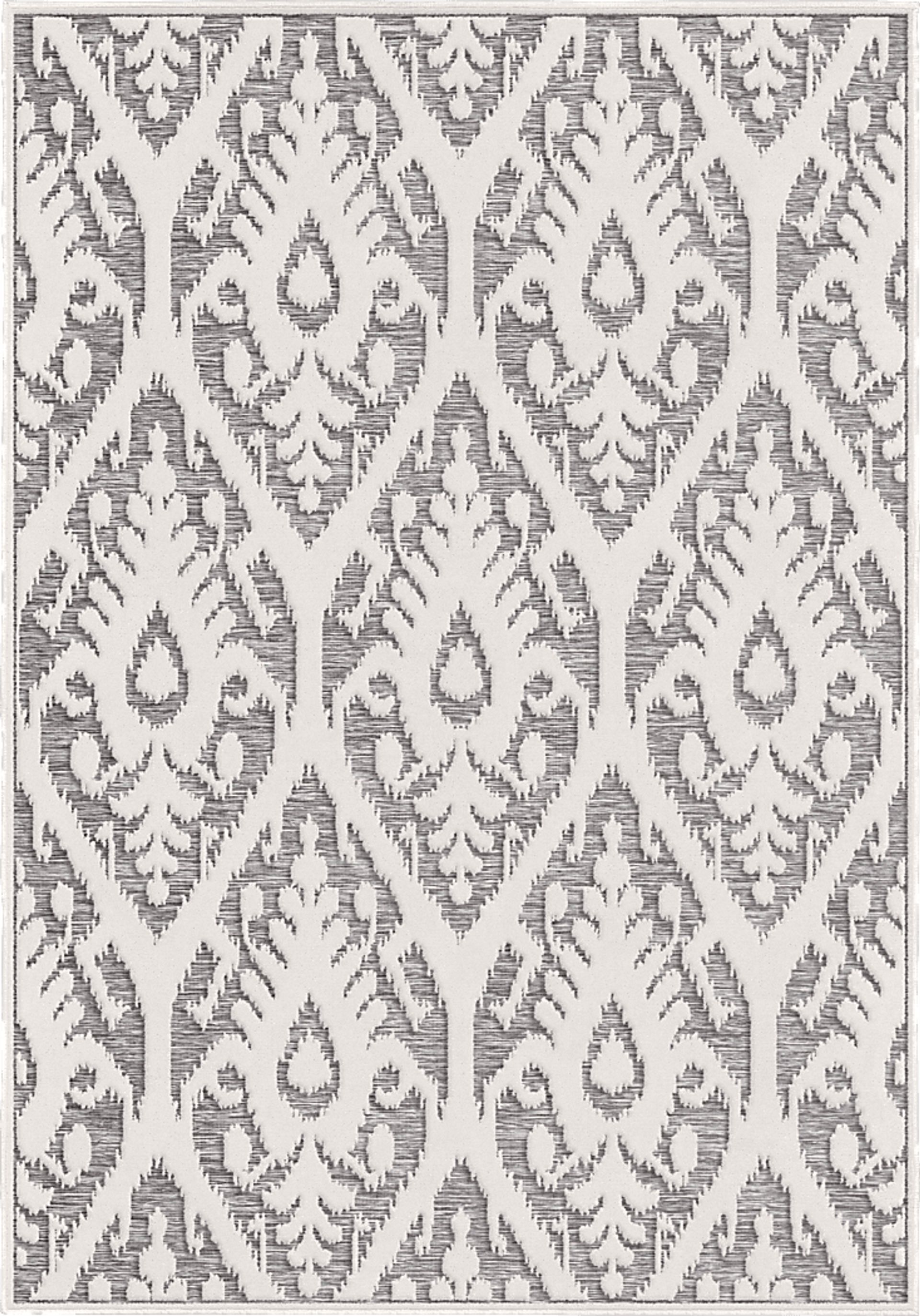 Andena Gray 5'2 x 7'6 Indoor/Outdoor Rug - Image 1