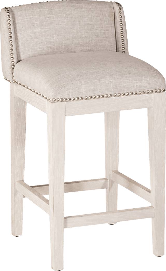 Andero White Counter Height Stool, Set of 2 - Thumbnail - Image 2