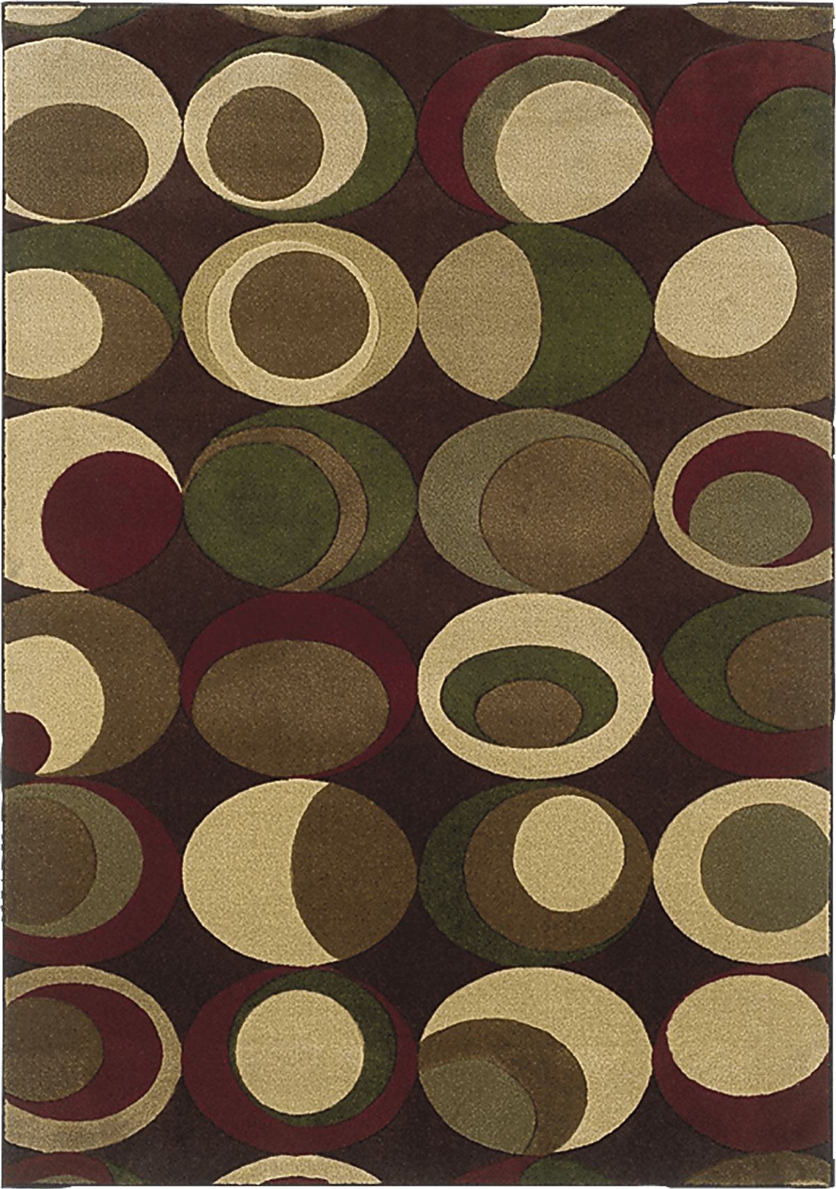 Brown Nylon Fabric Rug | Rooms to Go