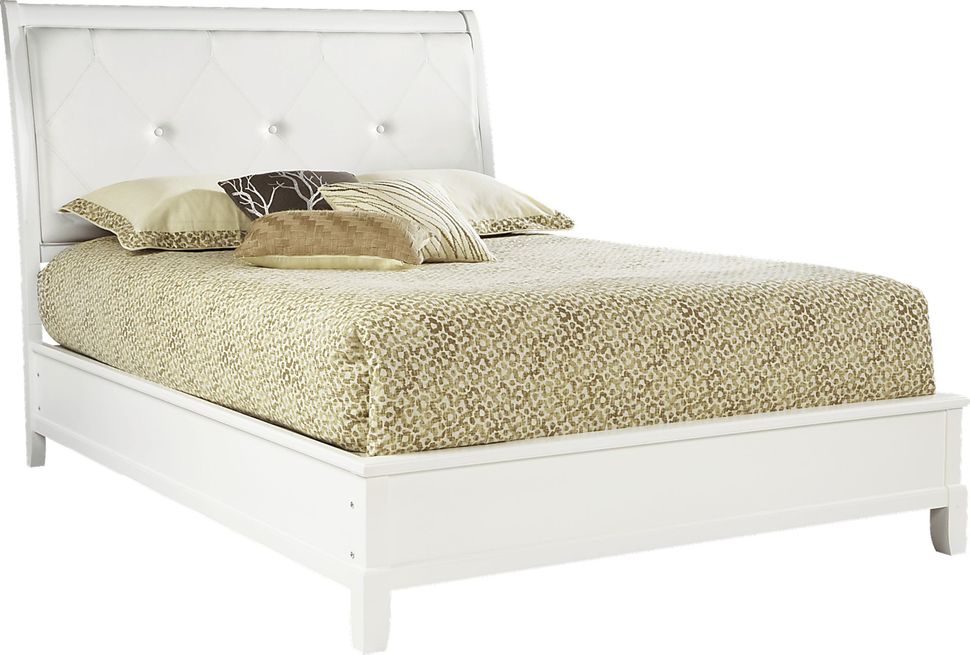 Anderson White 3 Pc Upholstered King Bed - Image 2