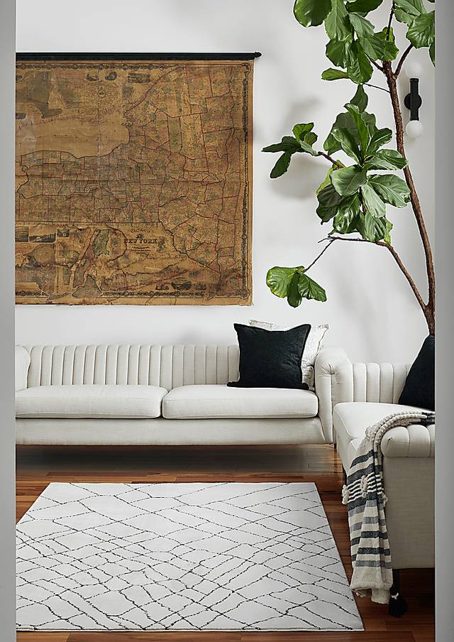 Andie Off-White 7'10 x 9'10 Rug - Thumbnail - Image 3