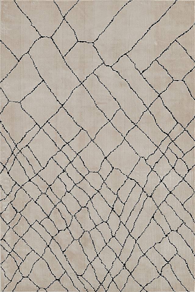 Andie Off-White 7'10 x 9'10 Rug - Thumbnail - Image 1