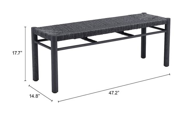Andiisha Black Bench - Thumbnail - Image 2
