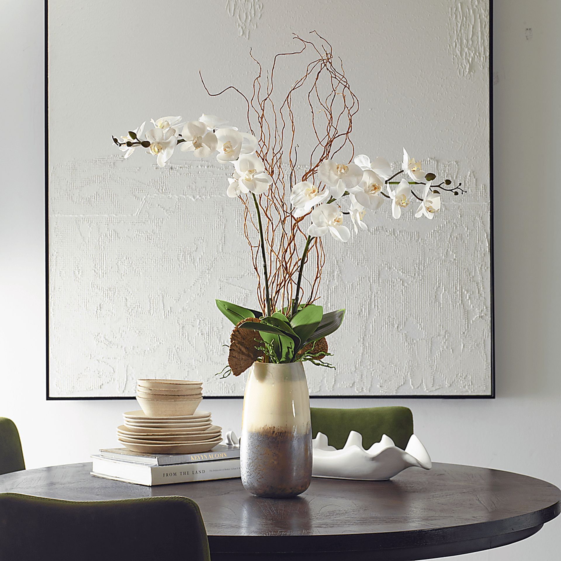 Andile White Silk Floral - Image 2