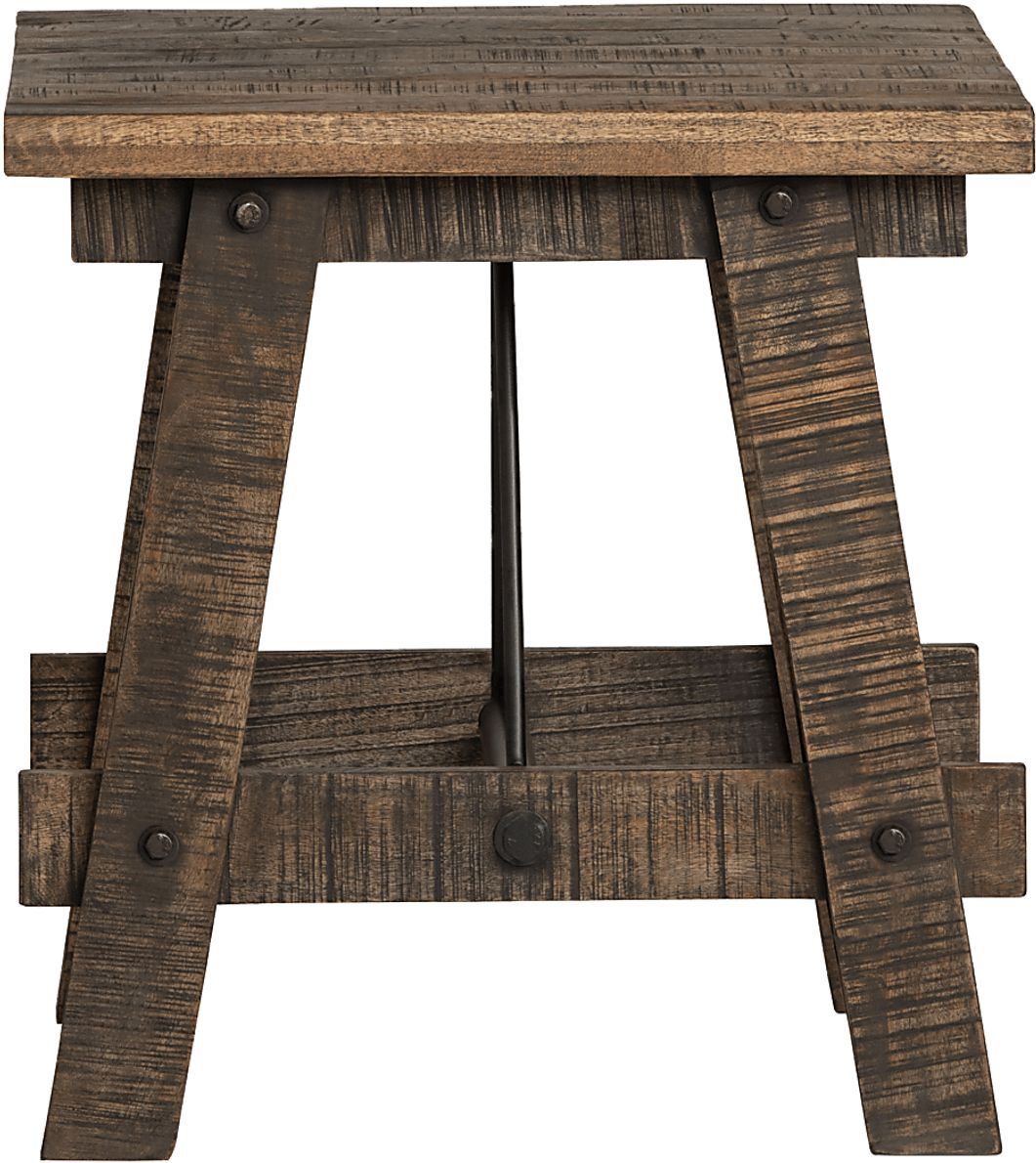 Andissa Dark Brown End Table
