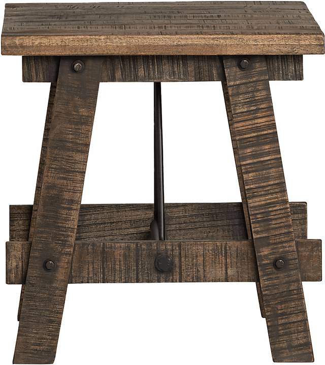 Andissa Dark Brown End Table - Thumbnail - Image 2