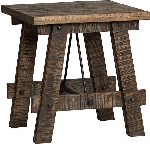 Andissa Dark Brown End Table - Thumbnail - Image 1