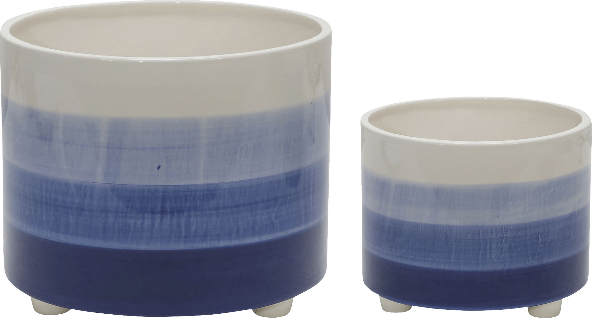 Andova Blue Planter, Set of 2 - Image 1