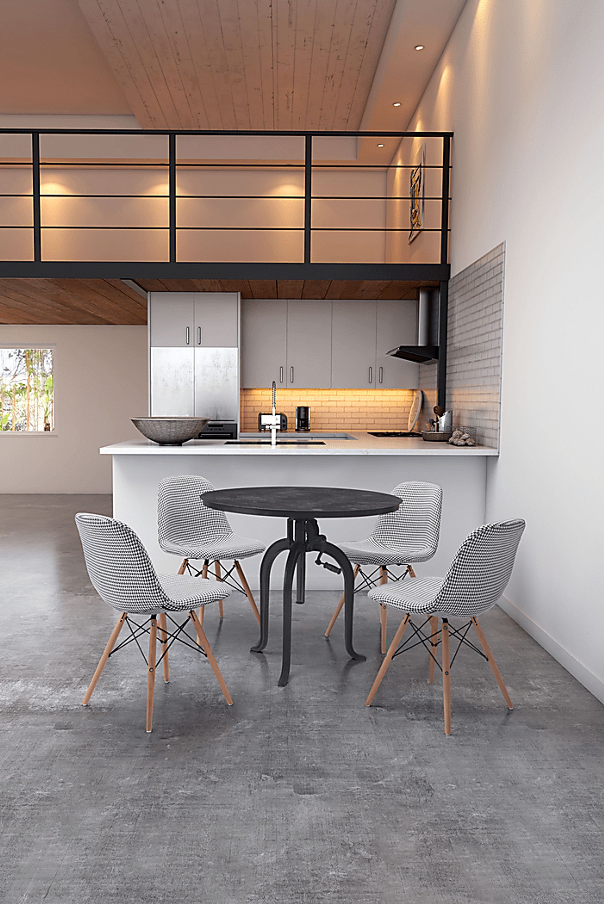 Andover Gray Dining Chair - Image 2