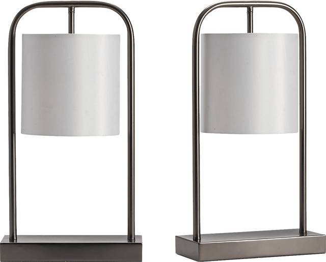 Andreas Point Gunmetal Lamp, set of two - Thumbnail - Image 1
