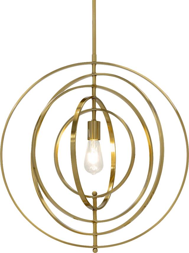 Andrews Place Gold Chandelier - Thumbnail - Image 2