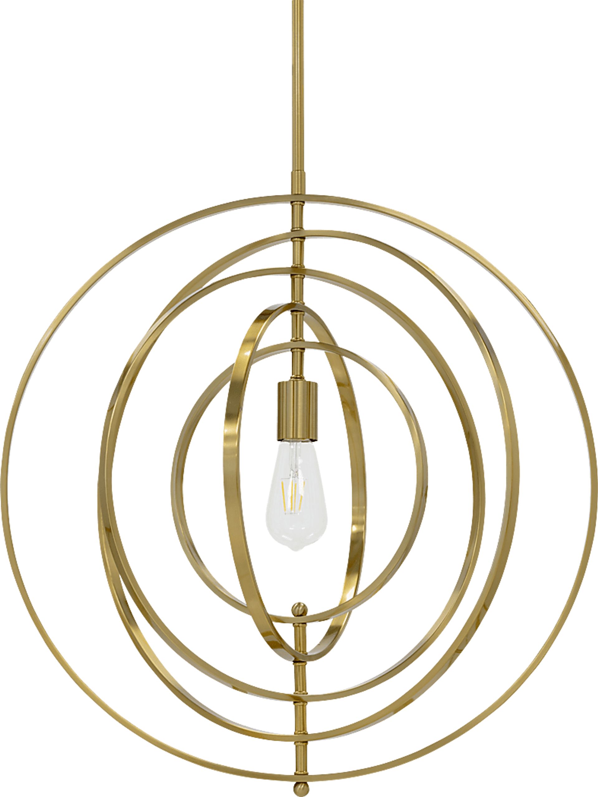 Andrews Place Gold Chandelier - Image 1