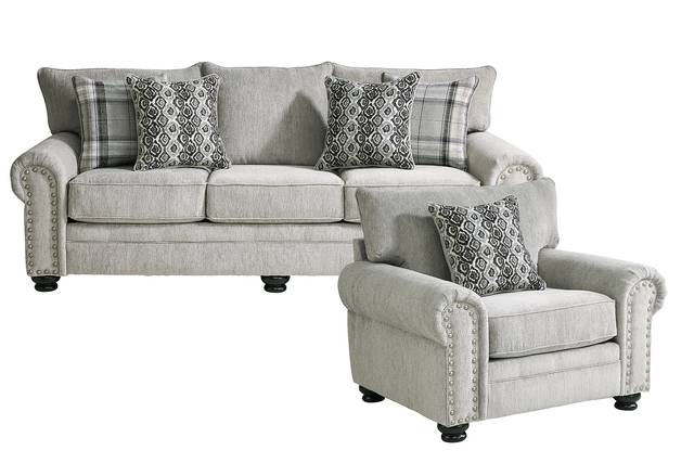 Andrina Avenue Gray Chair - Thumbnail - Image 2