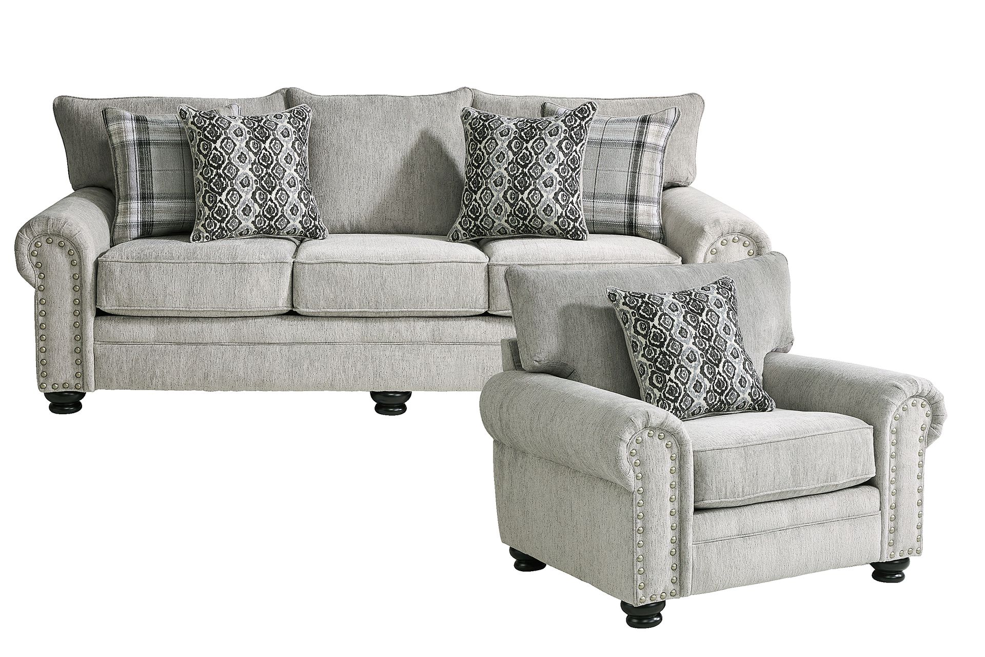 Andrina Avenue Gray Chair - Image 2