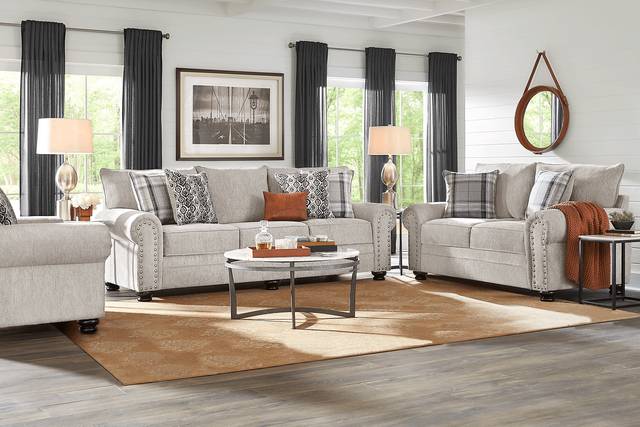 Andrina Avenue Gray 5 Pc Living Room - Thumbnail - Image 1