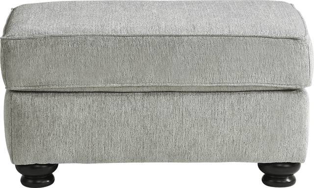 Andrina Avenue Gray Ottoman - Thumbnail - Image 2