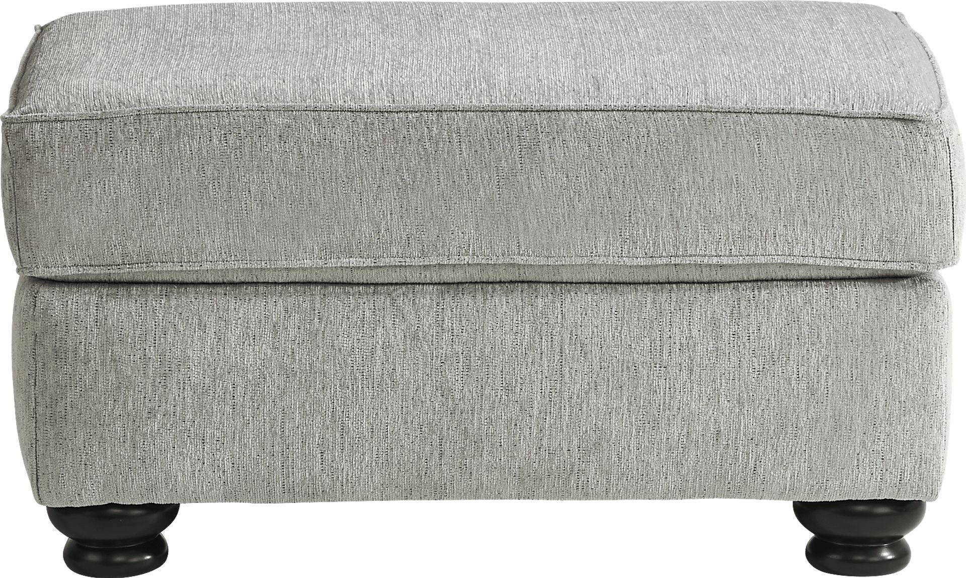 Andrina Avenue Gray Ottoman - Image 2