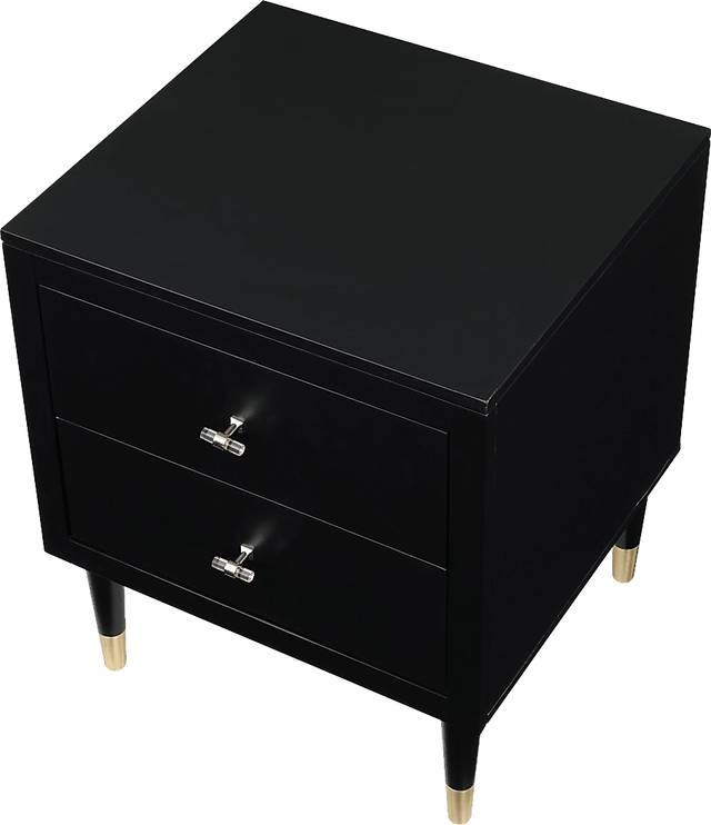 Andring Black Nightstand - Thumbnail - Image 4
