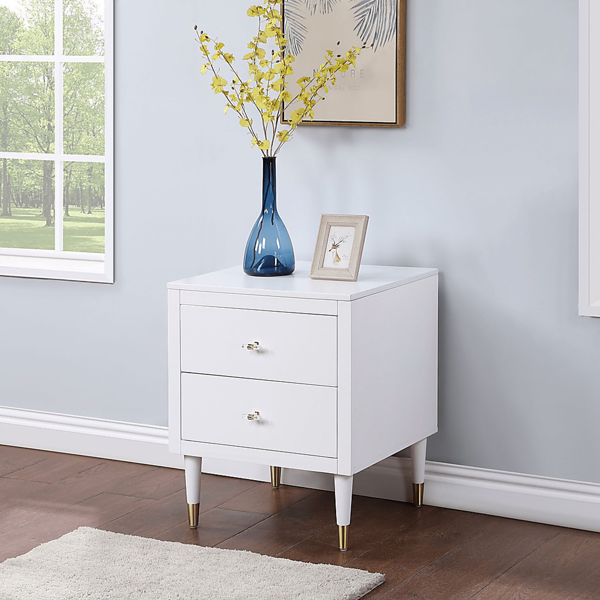 Andring White Nightstand - Image 2