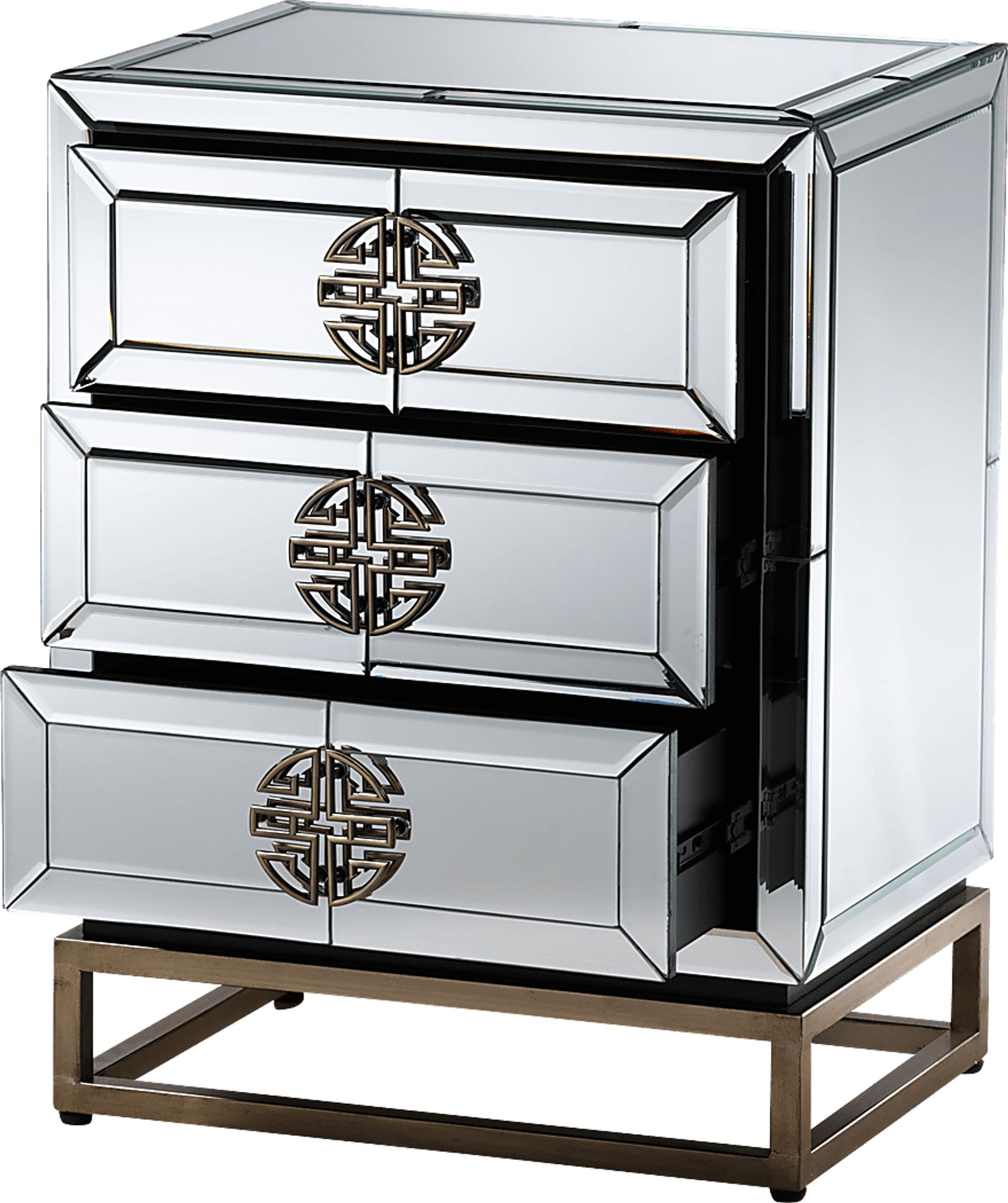 Anduin Silver Nightstand - Image 2