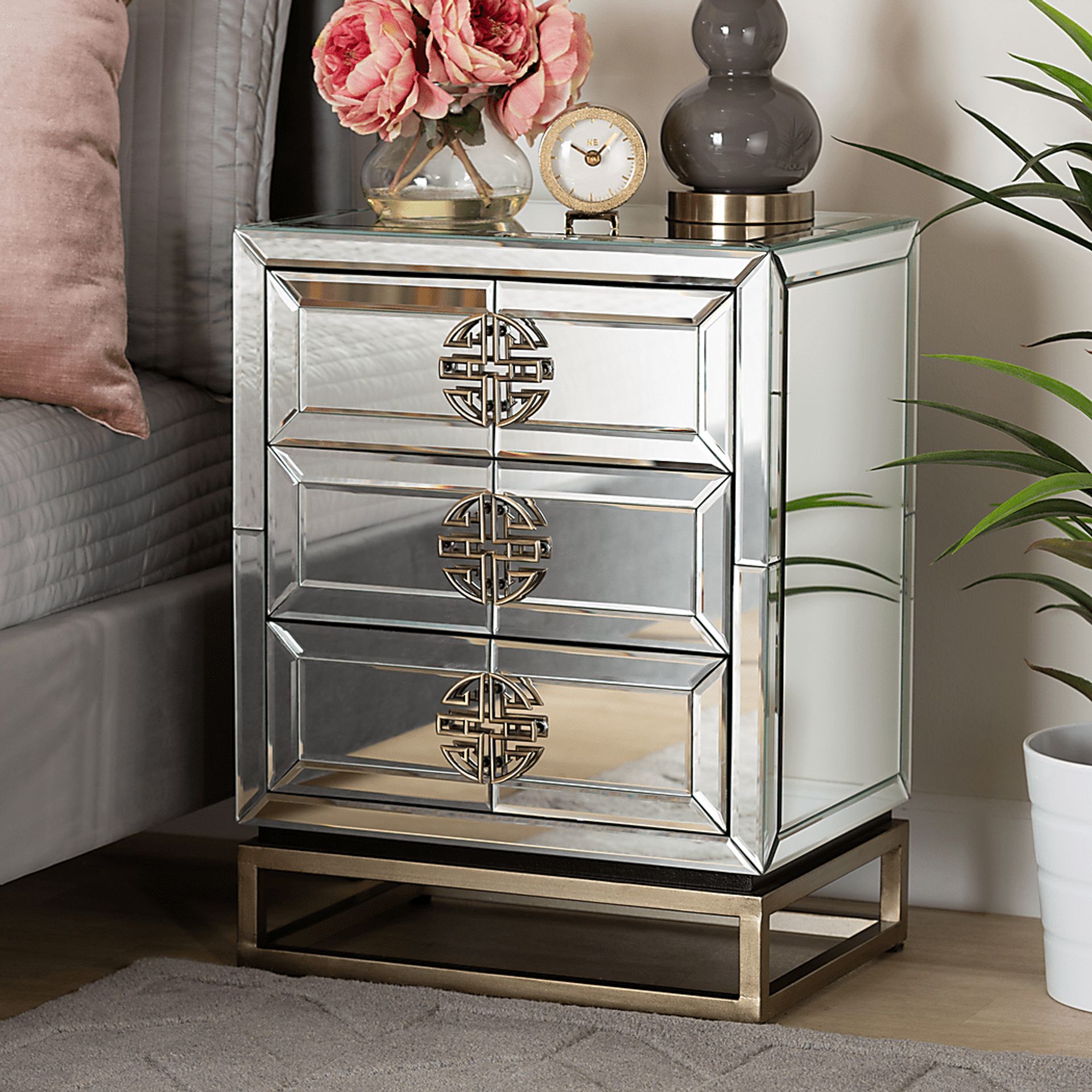 Anduin Silver Nightstand - Image 6