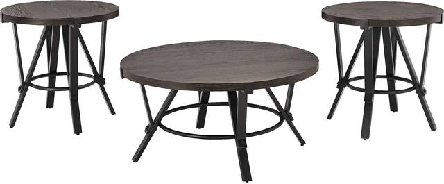 Aneas Gray Occasional Table Set - Thumbnail - Image 1