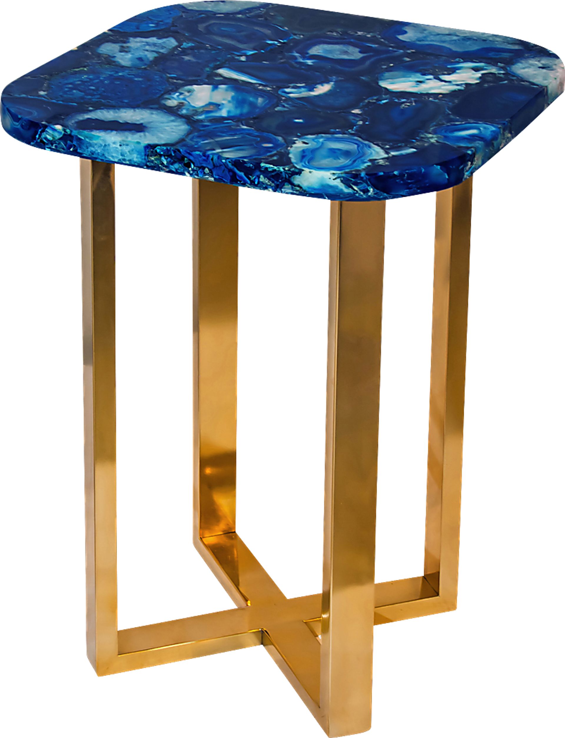 Anebo Blue Accent Table - Image 1