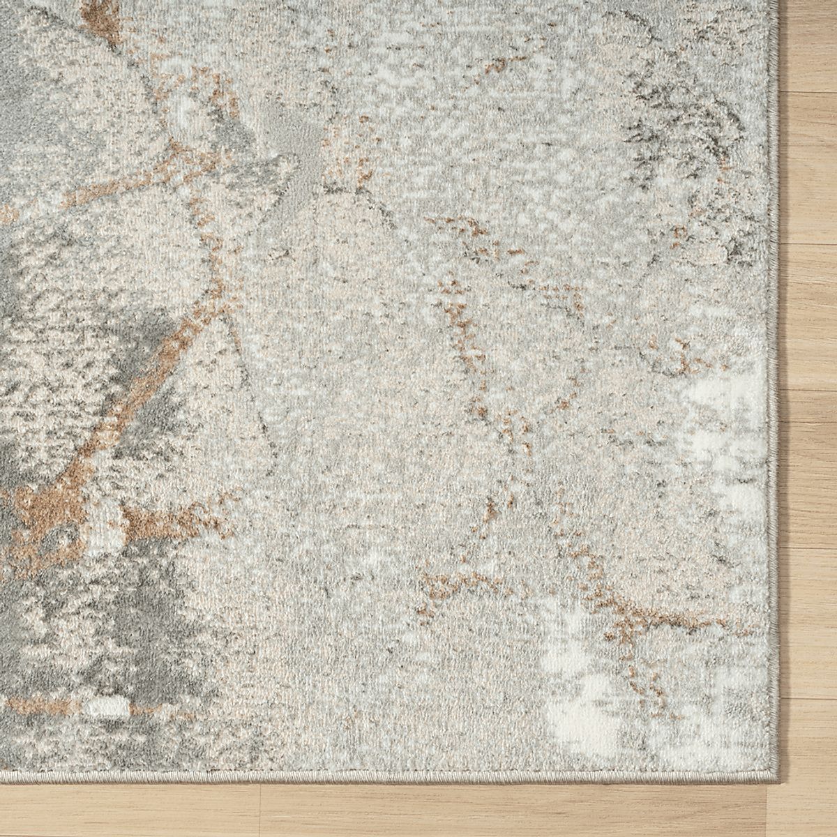 Roseshire Beige Polyester Fabric Rug | Rooms to Go