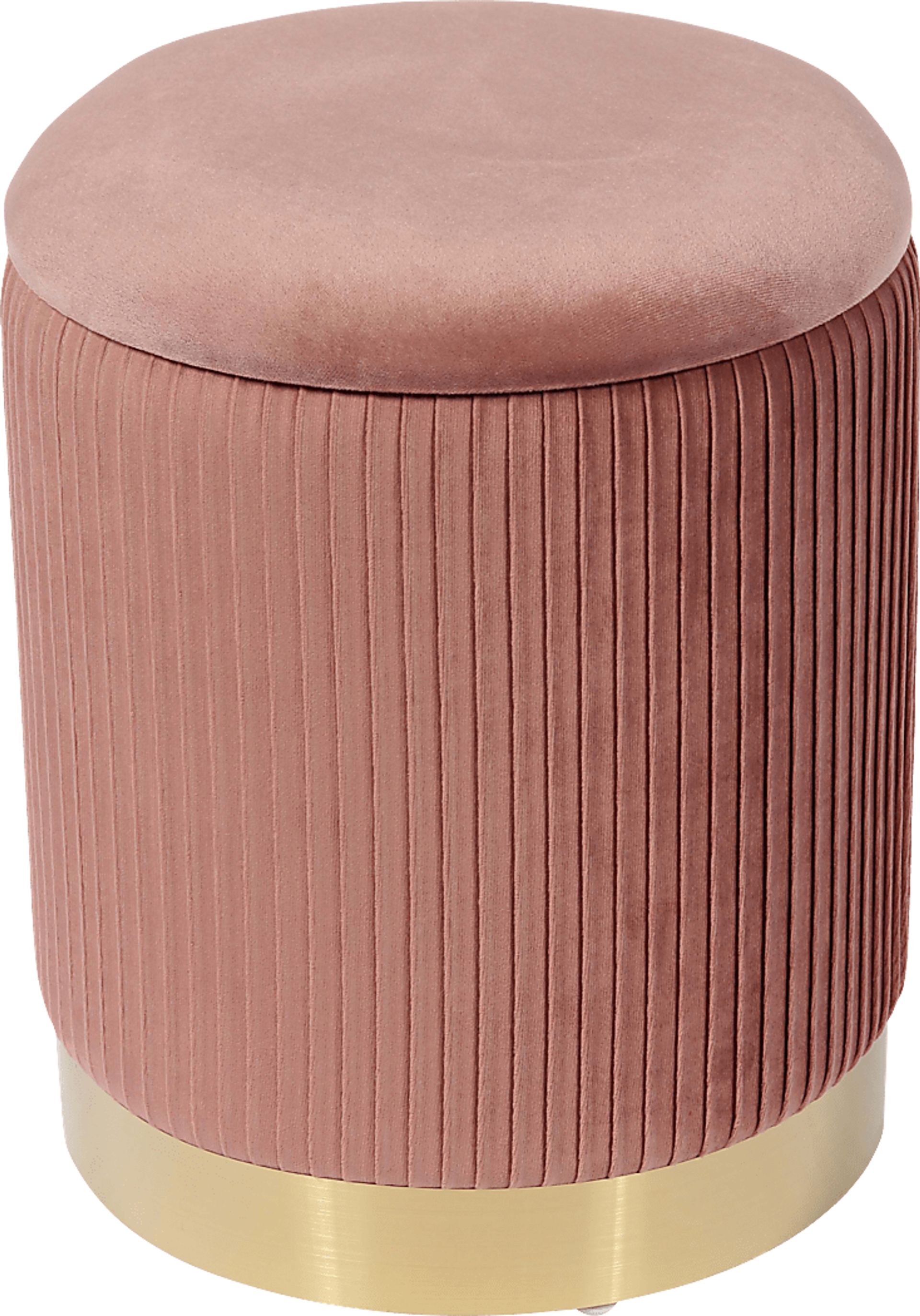 Anellar Pink Blush Storage Ottoman - Image 3