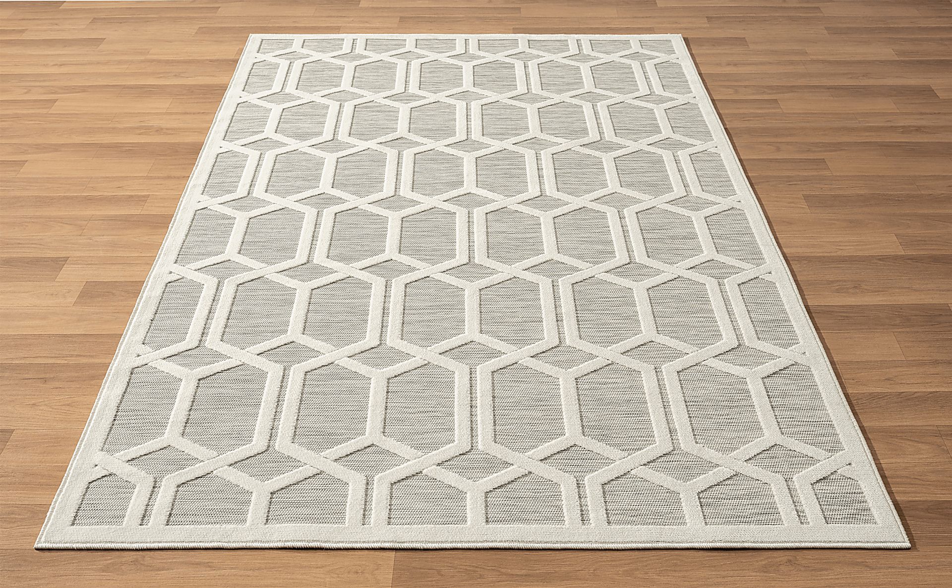 Aneloann Gray 5' x 7' Rug - Image 4