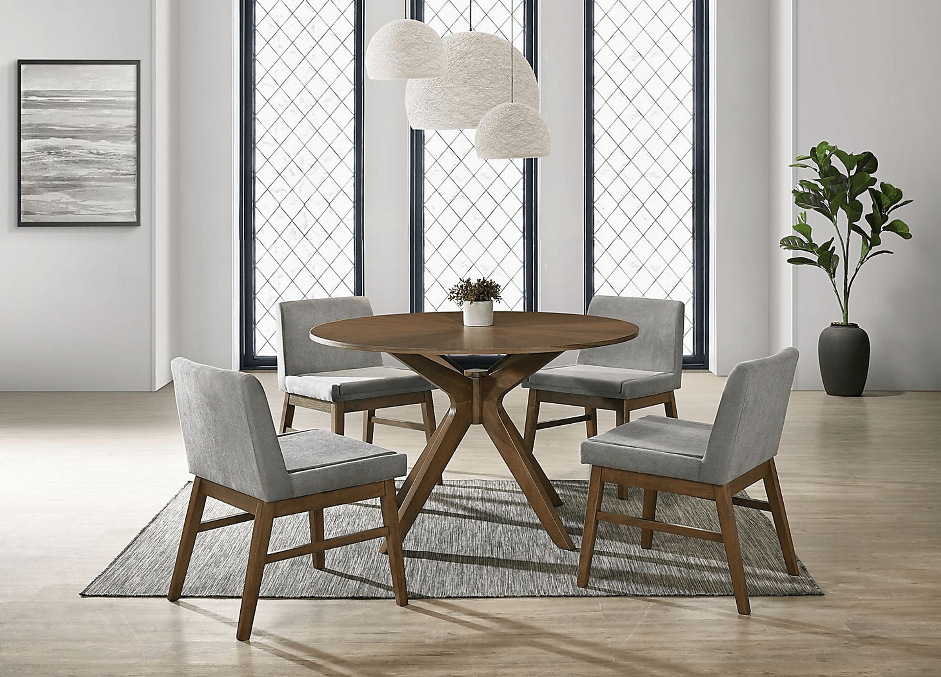 Anemone Brown Dining Table - Image 2