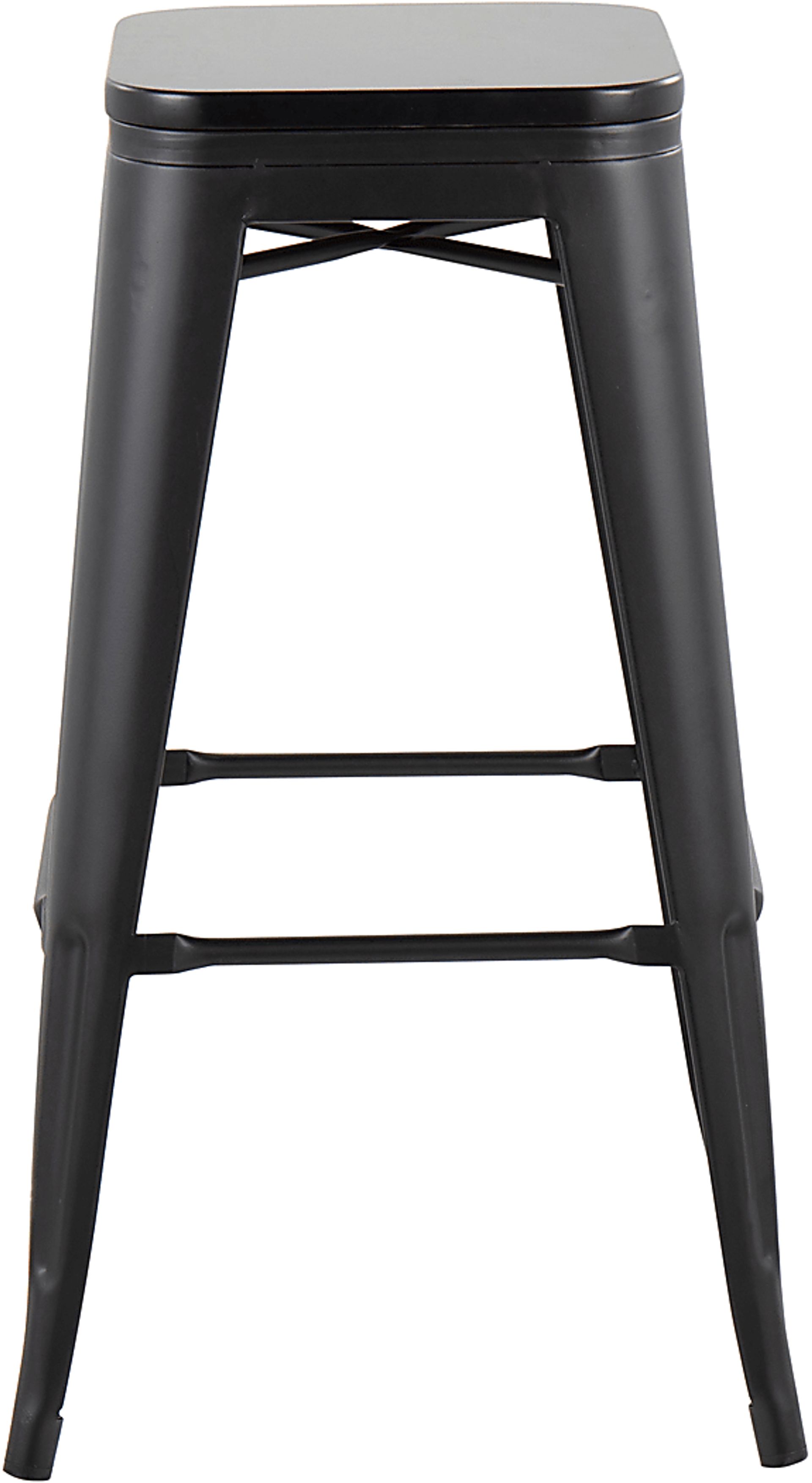 Aneolo I Black Barstool, Set of 2 - Image 3