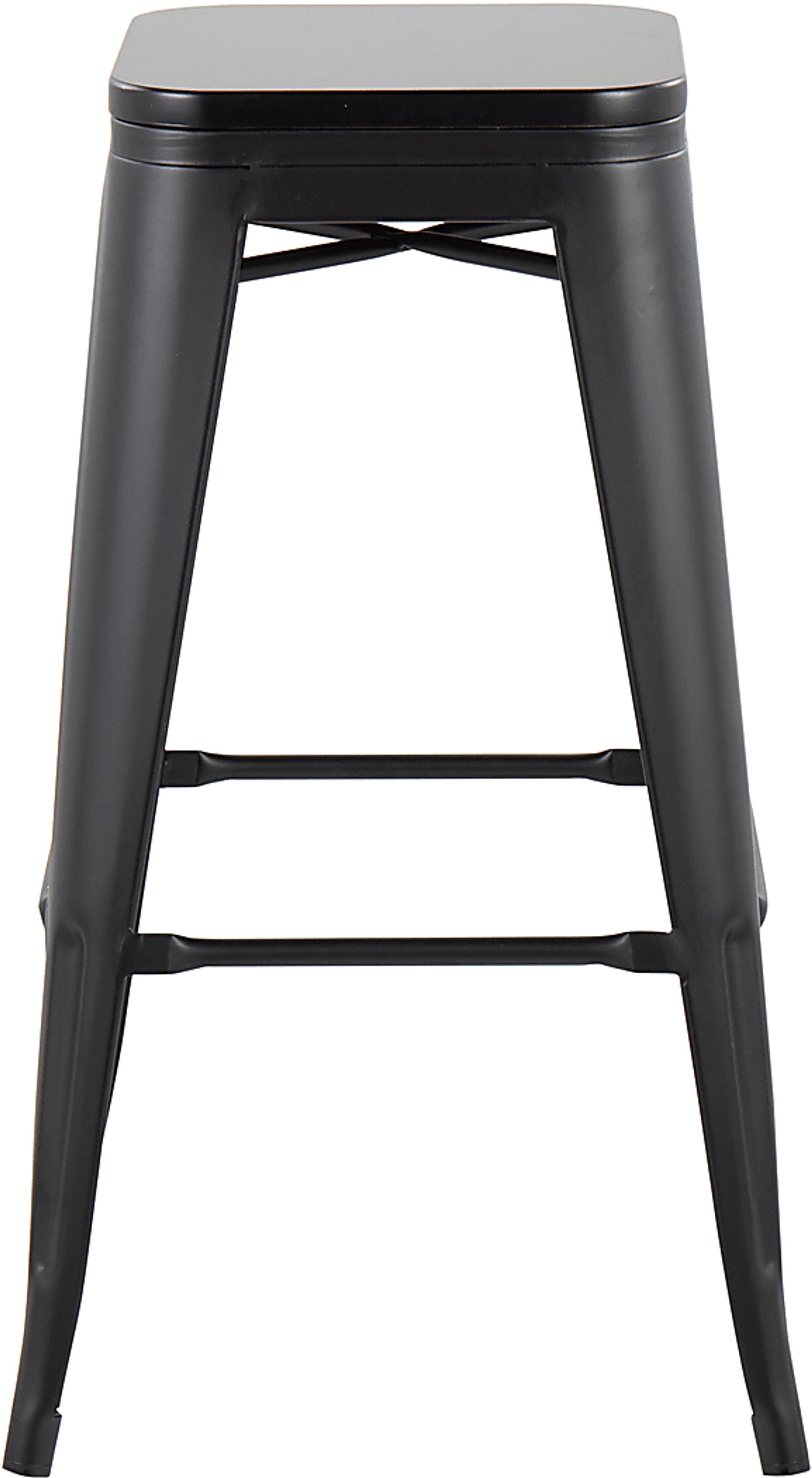 Aneolo I Black Barstool, Set of 2 - Image 5
