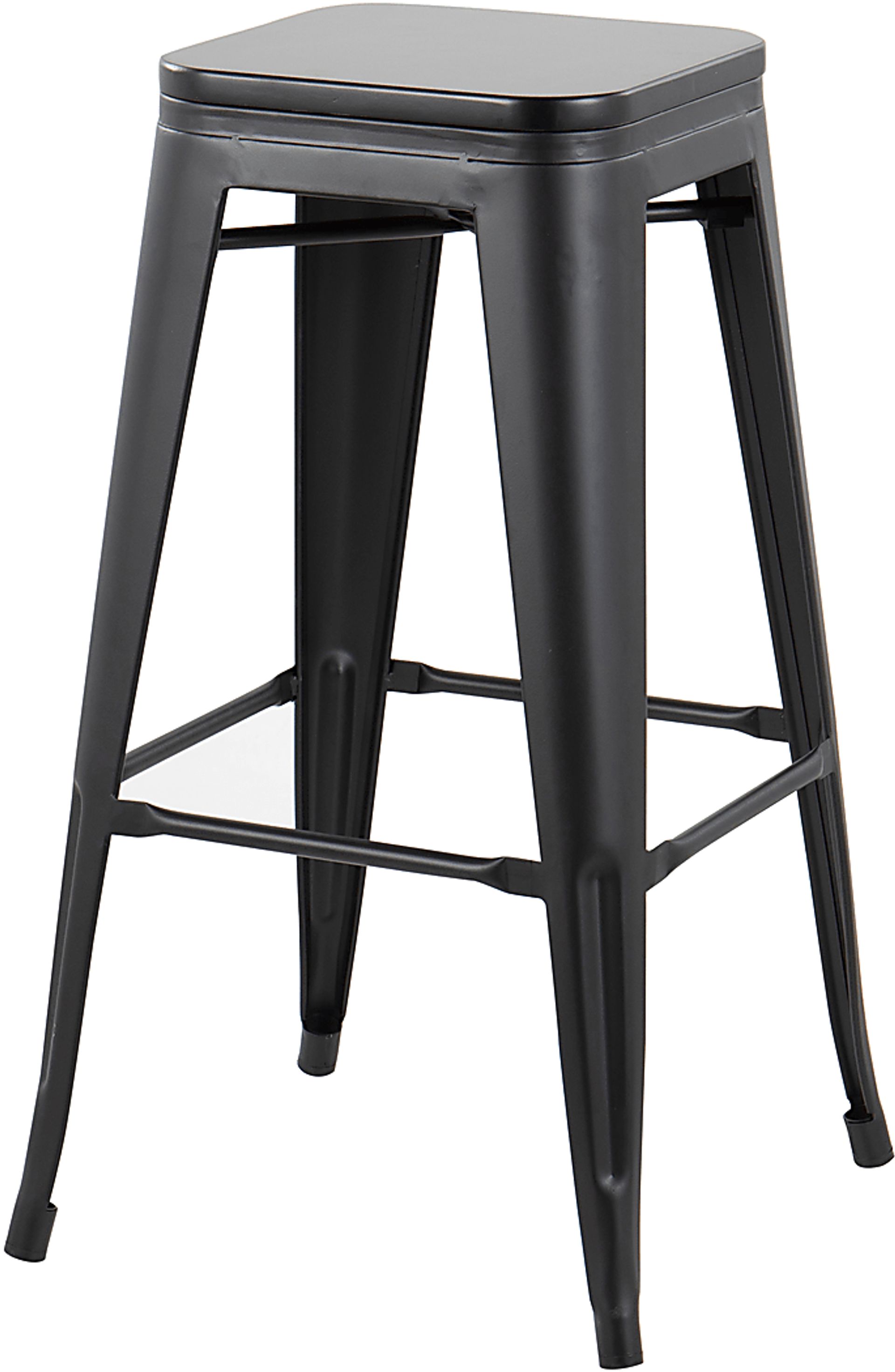 Aneolo I Black Barstool, Set of 2 - Image 7