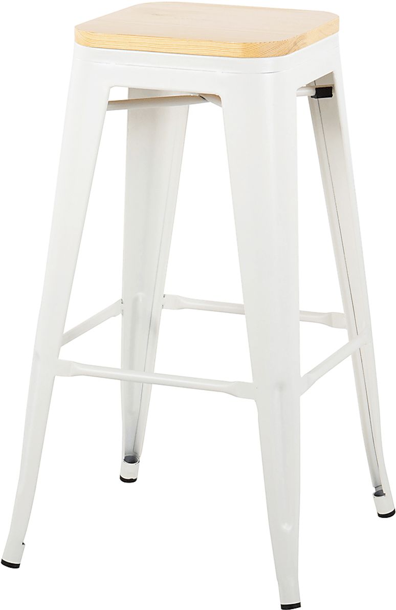 Aneolo II Natural Barstool, Set of 2