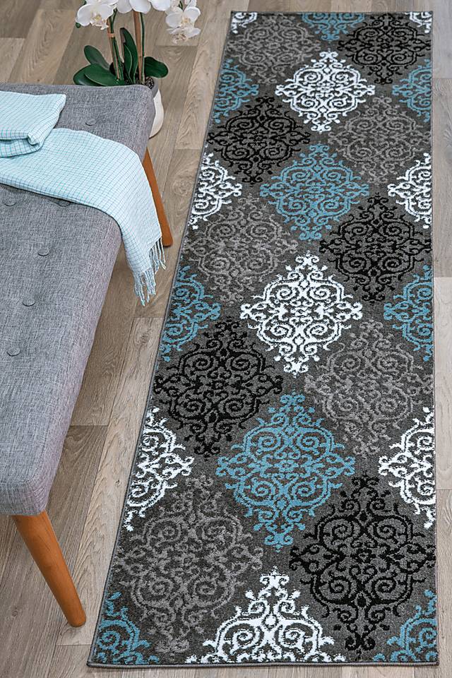 Aneres Gray 2' x 7'2 Runner Rug - Thumbnail - Image 3