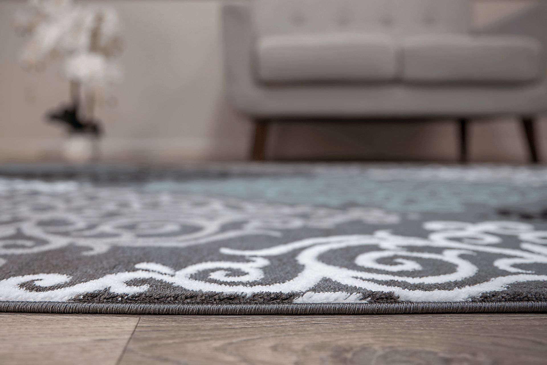 Aneres Gray 3'3 x 5' Rug - Image 3