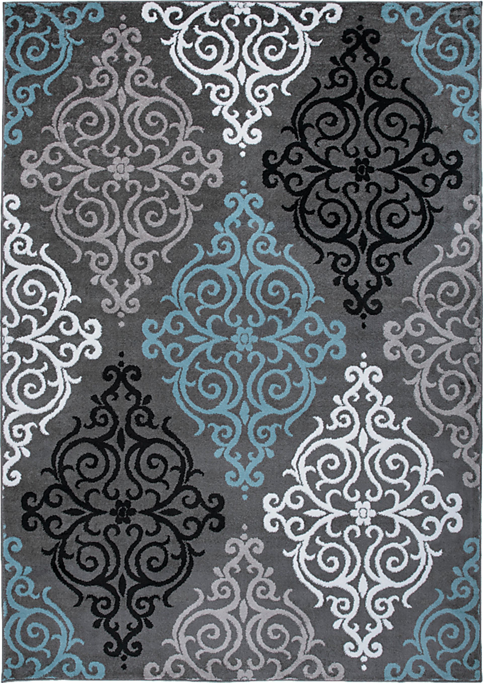 Aneres Gray 3'3 x 5' Rug - Image 1