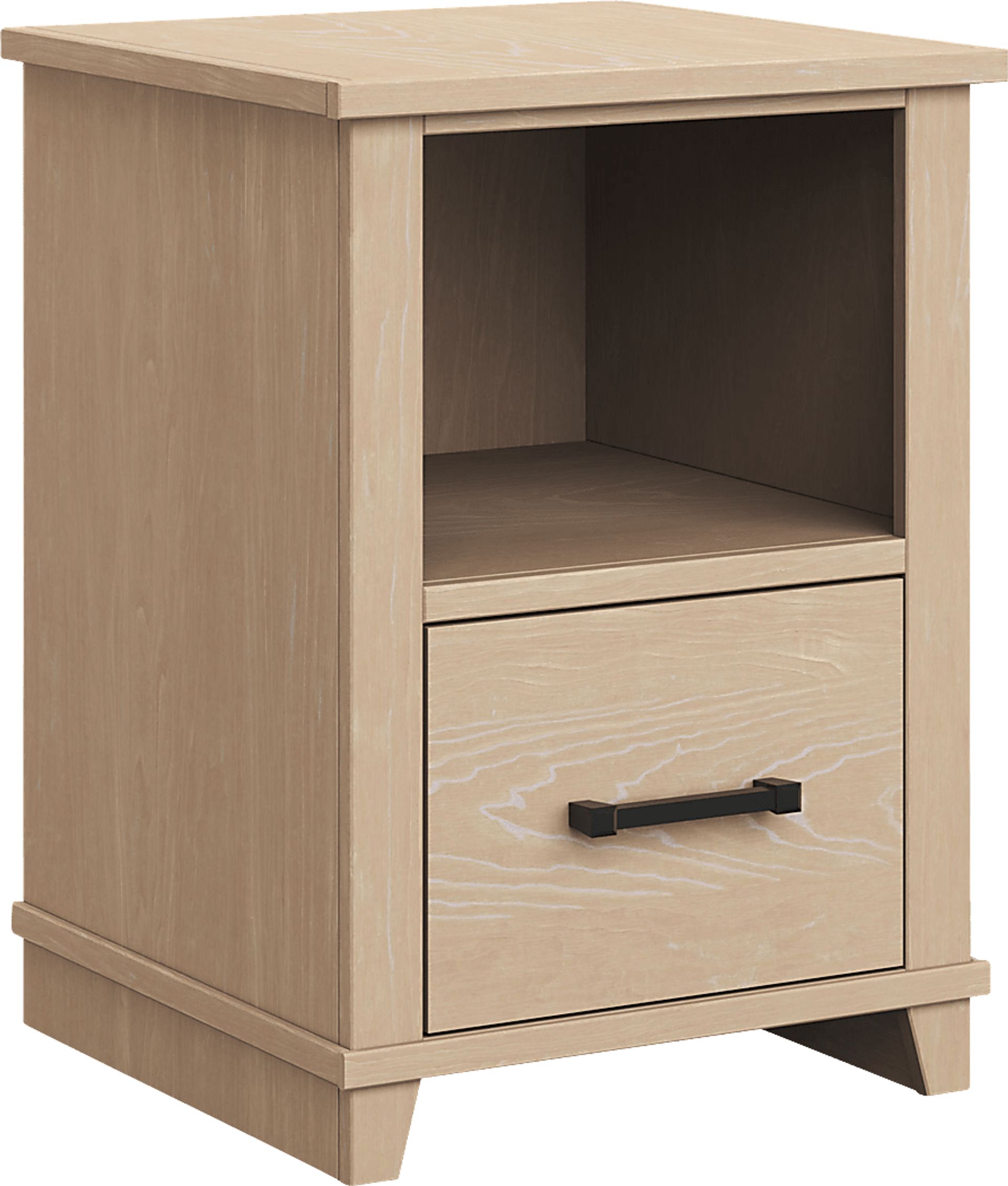 Aneya Beige End Table - Image 1