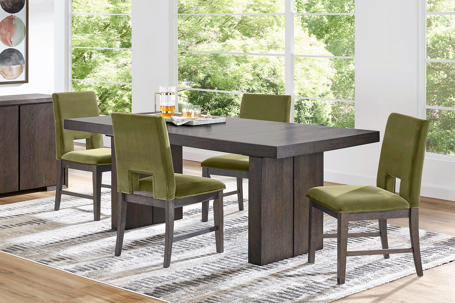 Angelica Brown Dining Table - Image 2
