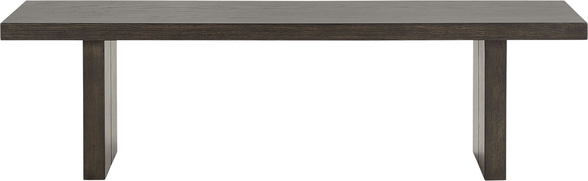 Angelica Brown Dining Bench - Image 1