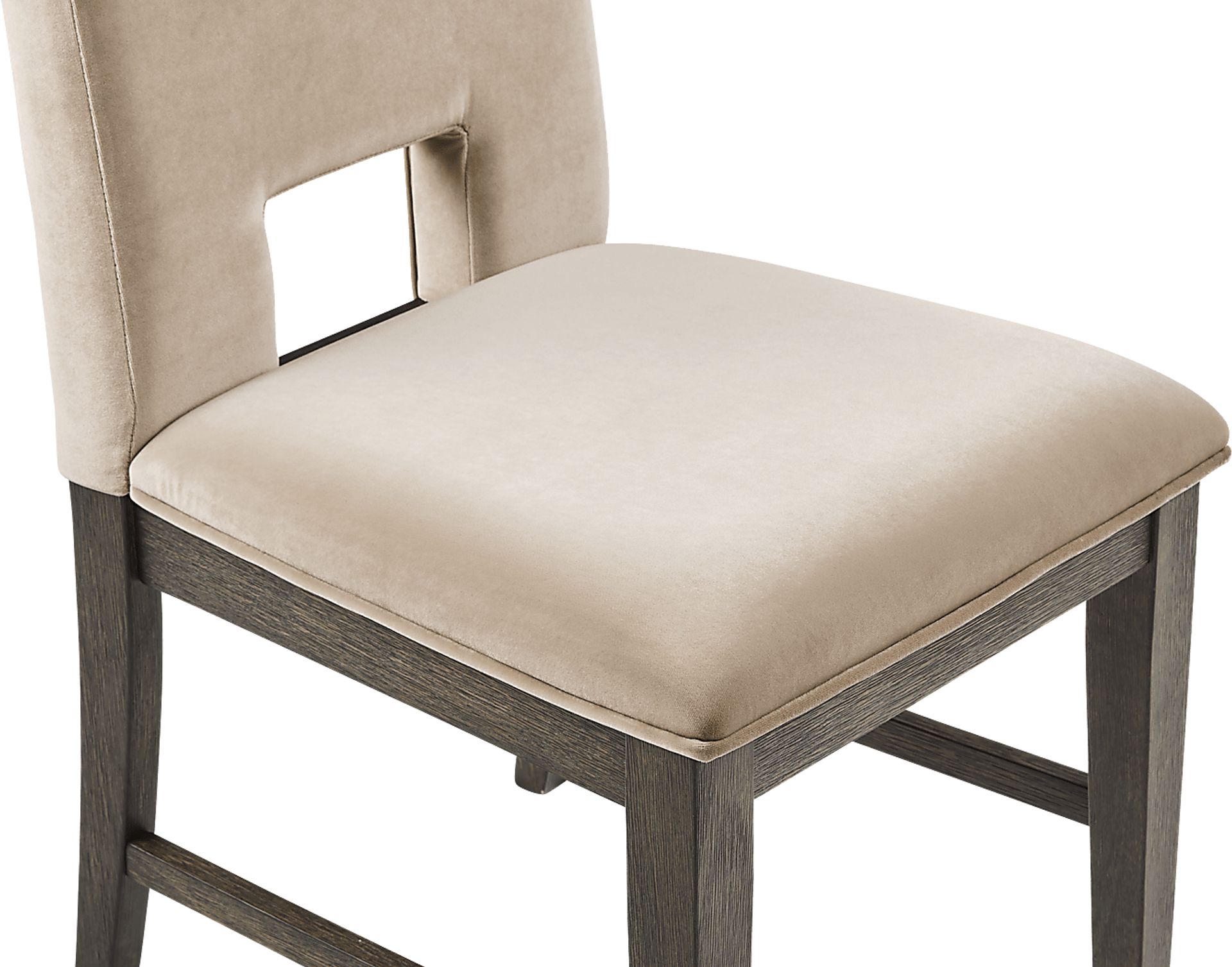 Angelica Brown 5 Pc Dining Room with Tan Side Chairs - Image 7