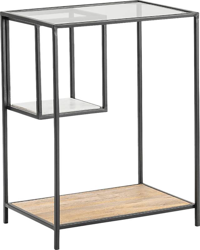 Angelin Brown End Table - Thumbnail - Image 1