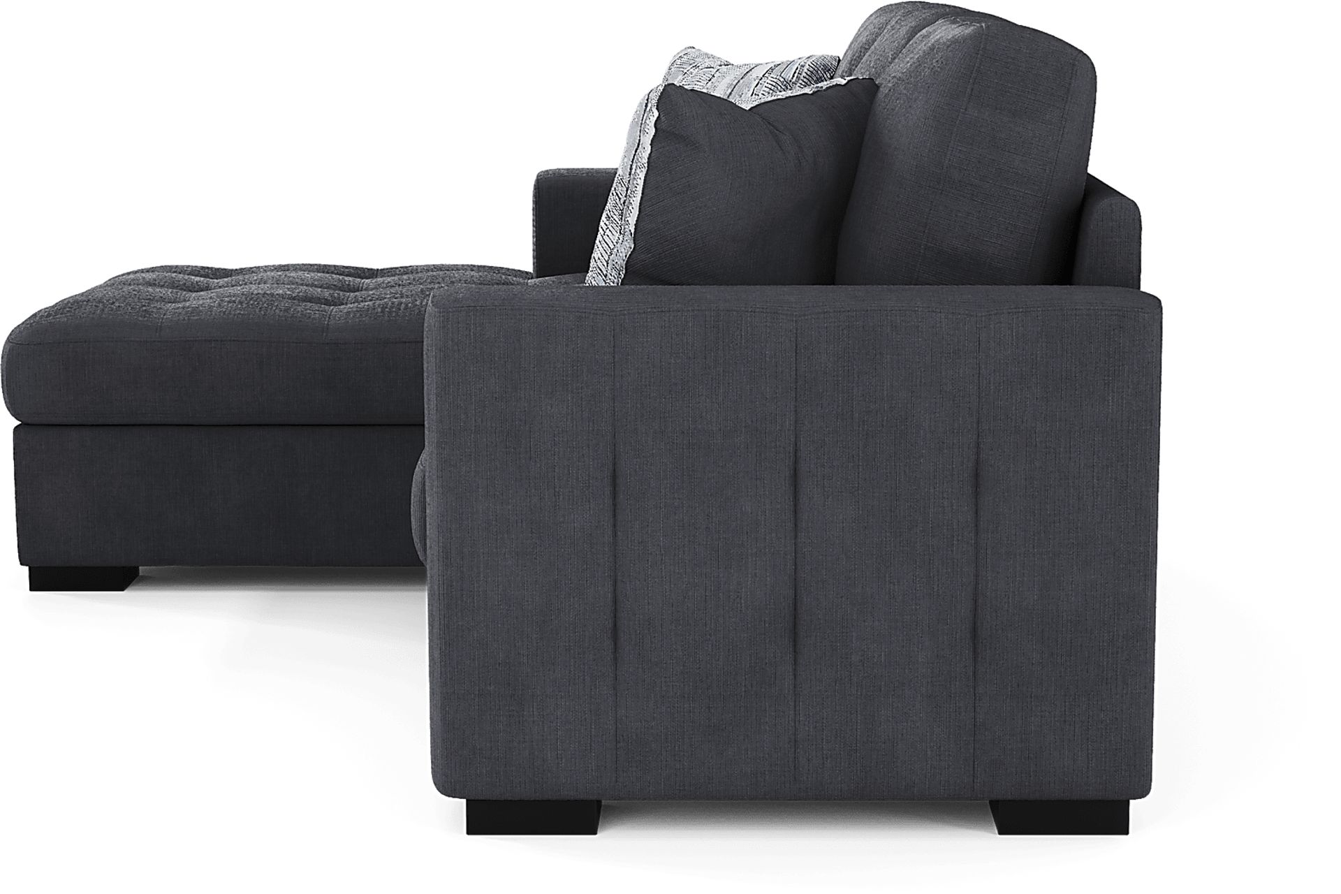 Angelino Heights Blue 2 Pc Sleeper Sectional - Image 5