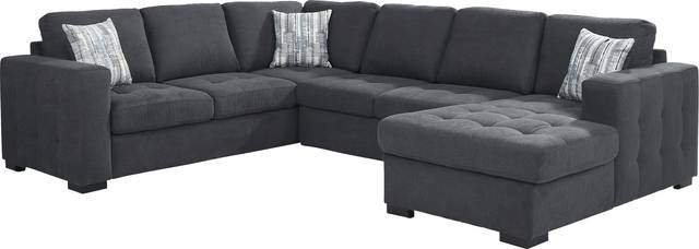 Angelino Heights Blue 3 Pc Sleeper Sectional - Thumbnail - Image 3