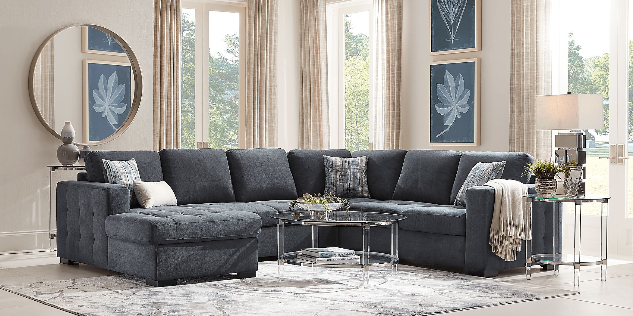 Chaise Left Arm Sleeper Sectional
